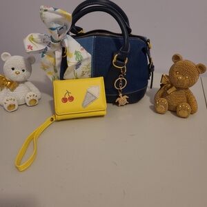 Denim Crossbody Handbag